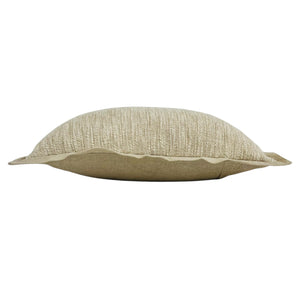 Elara Cushion 50x50x0.5cm Ivory Glow; ETA Early October