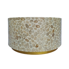 Load image into Gallery viewer, Elodie Pearl Large Coffee Table 75x75x38cm Natural; ETA Mid Septemeber
