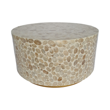 Load image into Gallery viewer, Elodie Pearl Large Coffee Table 75x75x38cm Natural; ETA Mid Septemeber
