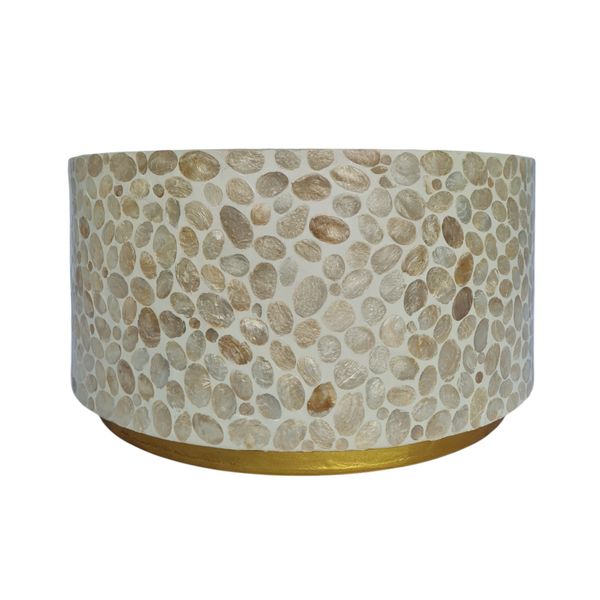 Elodie Pearl Large Coffee Table 75x75x38cm Natural; ETA Mid Septemeber