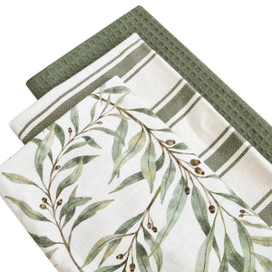 Eucalyptus Tea Towel 3pk 50x70cm Forest Multi; ETA Early December