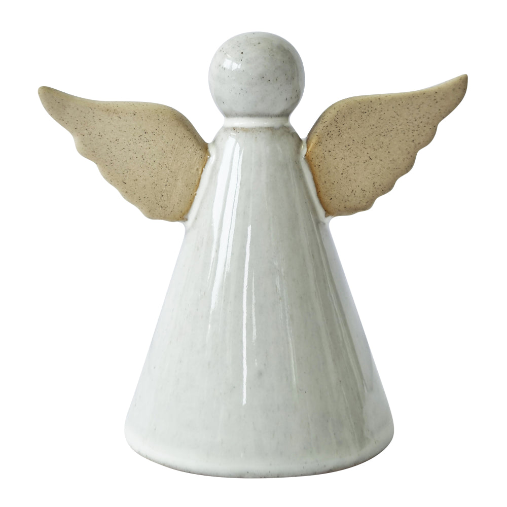 Eve Christmas Angel Decoration White & Natural