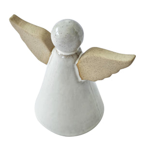 Eve Christmas Angel Decoration White & Natural