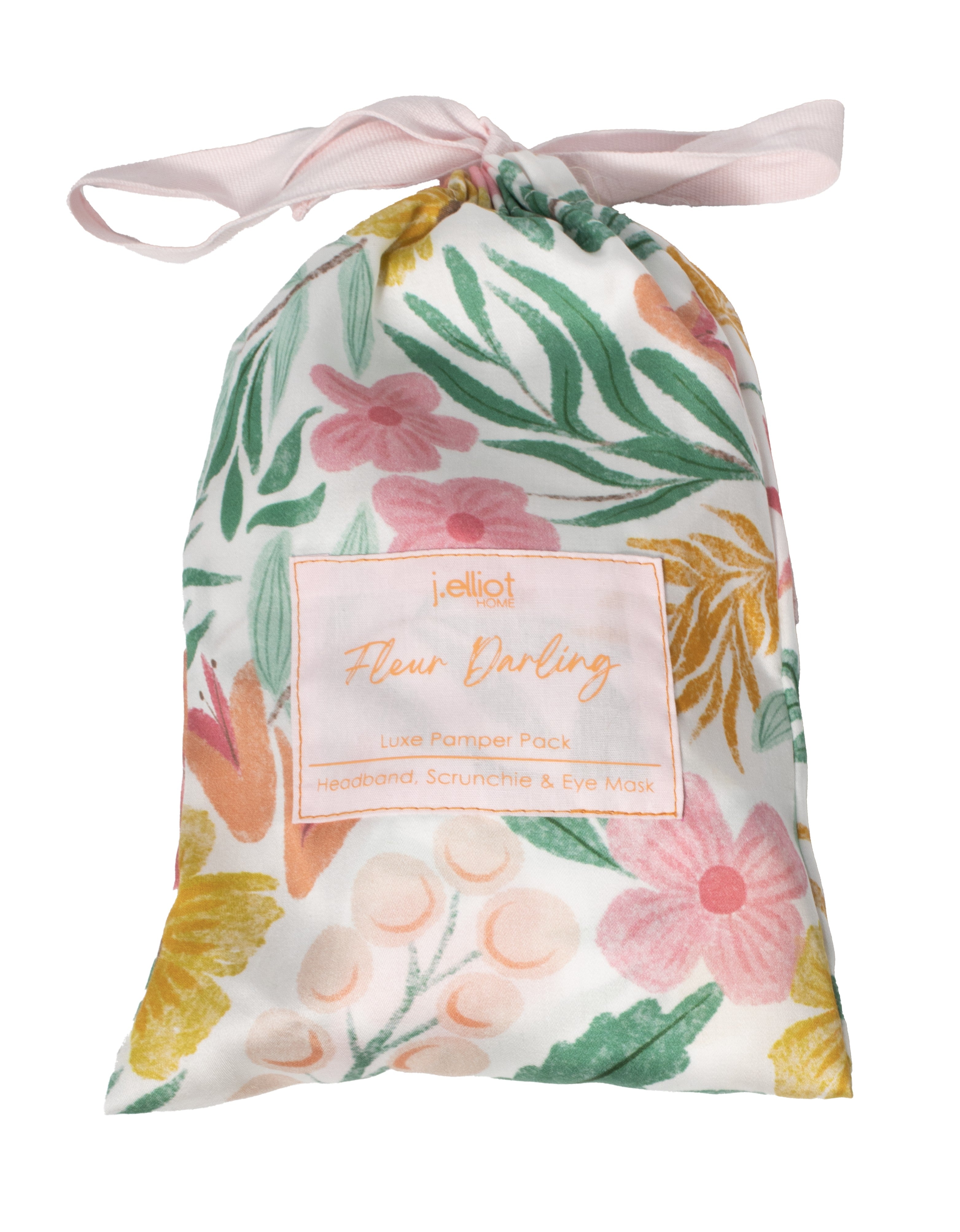 Fleur Darling Eyemask, Scrunchie and Headband Pamper Pack