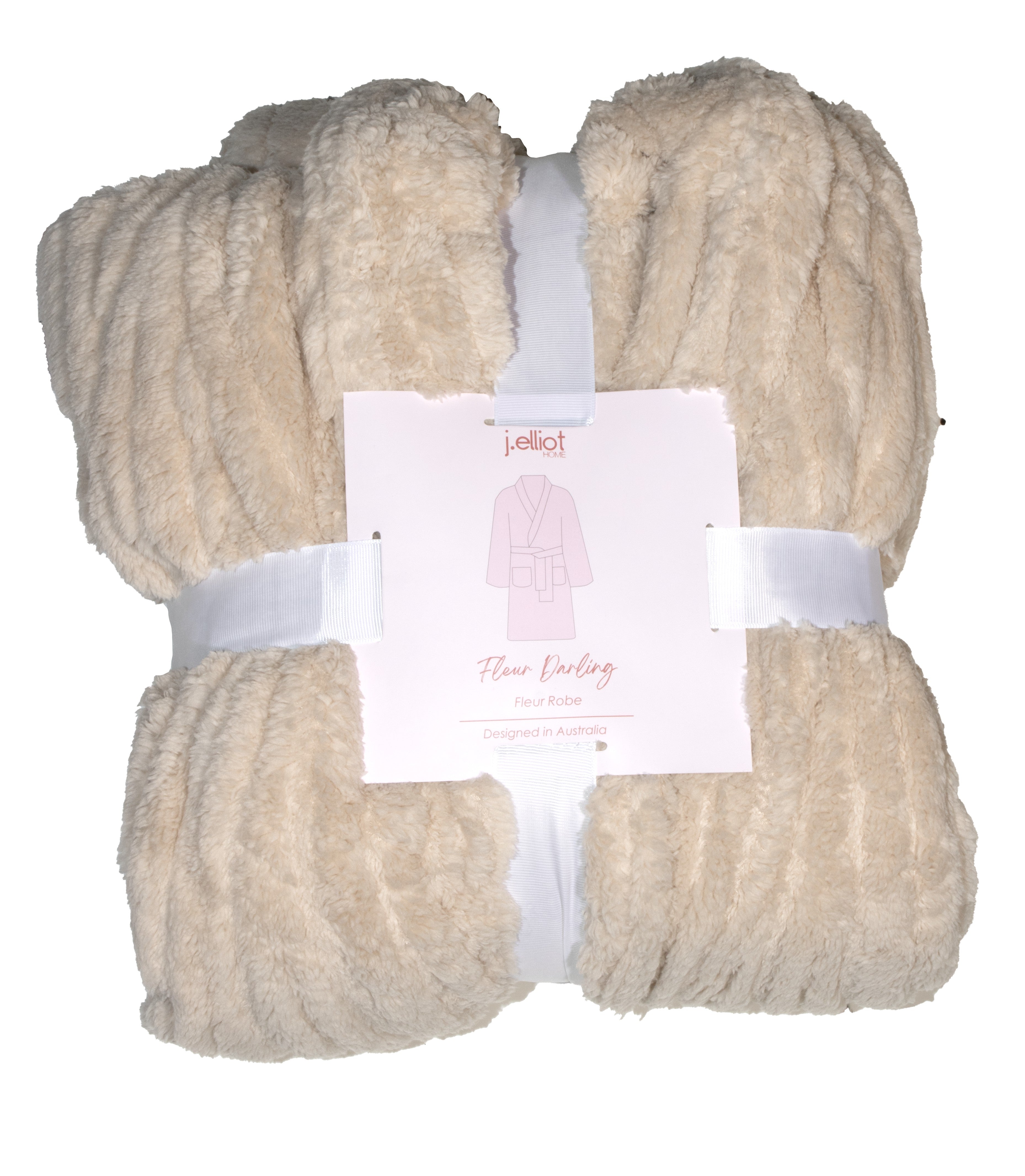 Fleur Darling Fluffy Blanket 130x180cm Beige