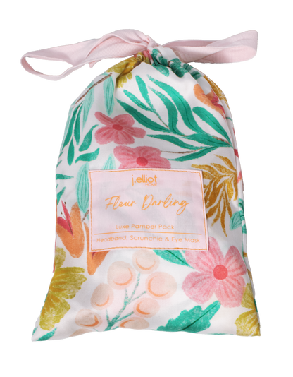Fleur Darling Eyemask, Scrunchie and Headband Pamper Pack