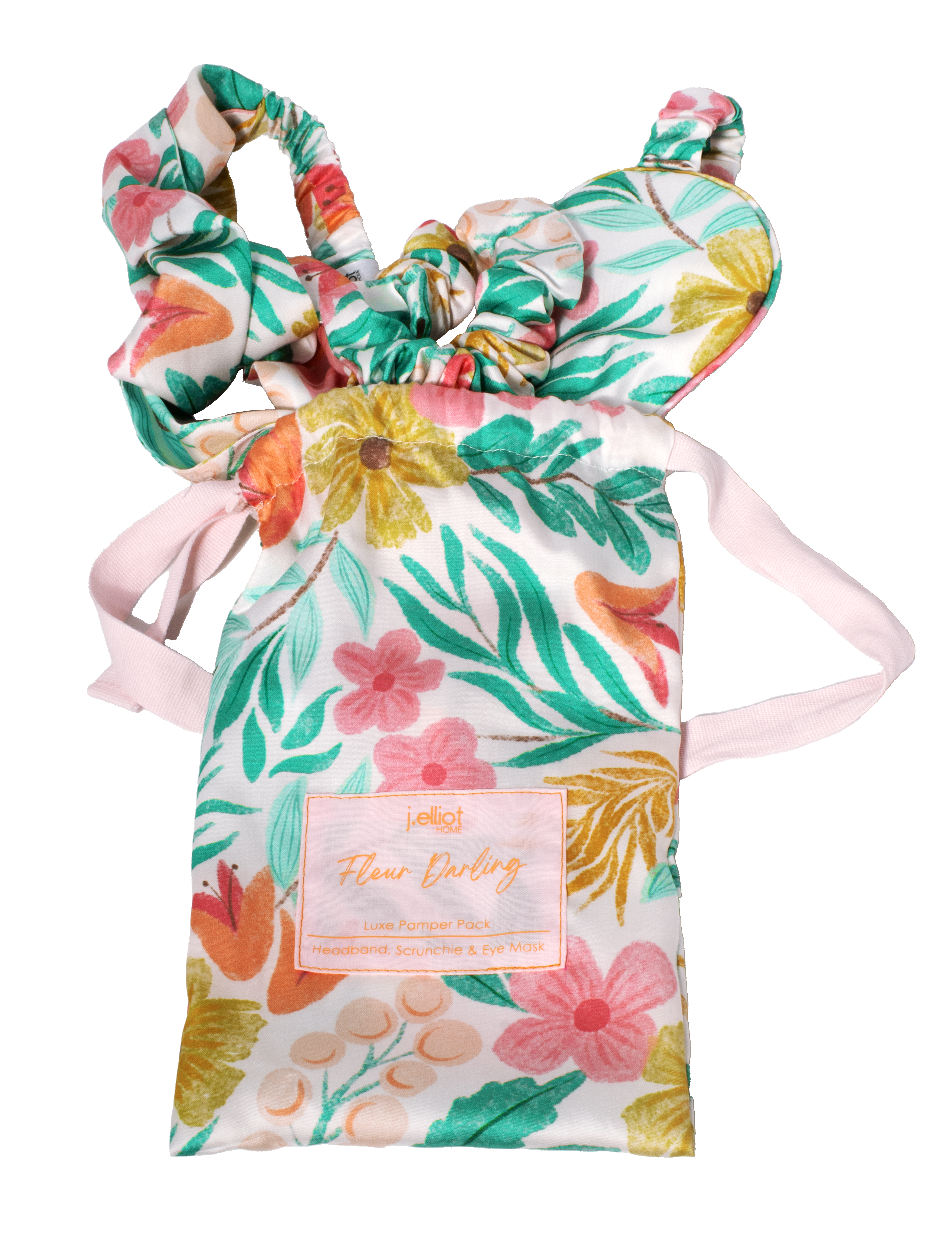 Fleur Darling Eyemask, Scrunchie and Headband Pamper Pack