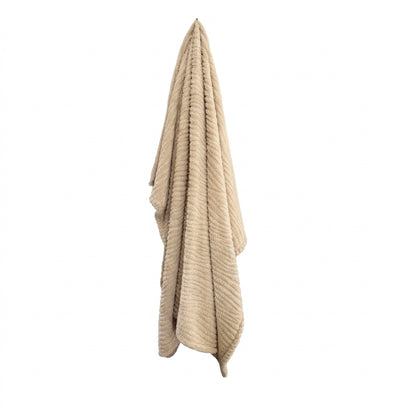 Fleur Darling Fluffy Blanket 130x180cm Beige