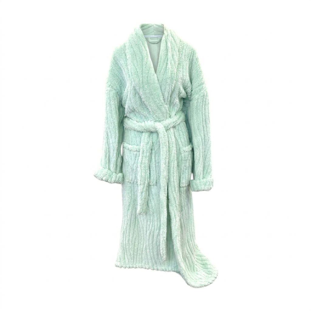 Fleur Darling Fluffy Robe 44x36x63cm Soft Green