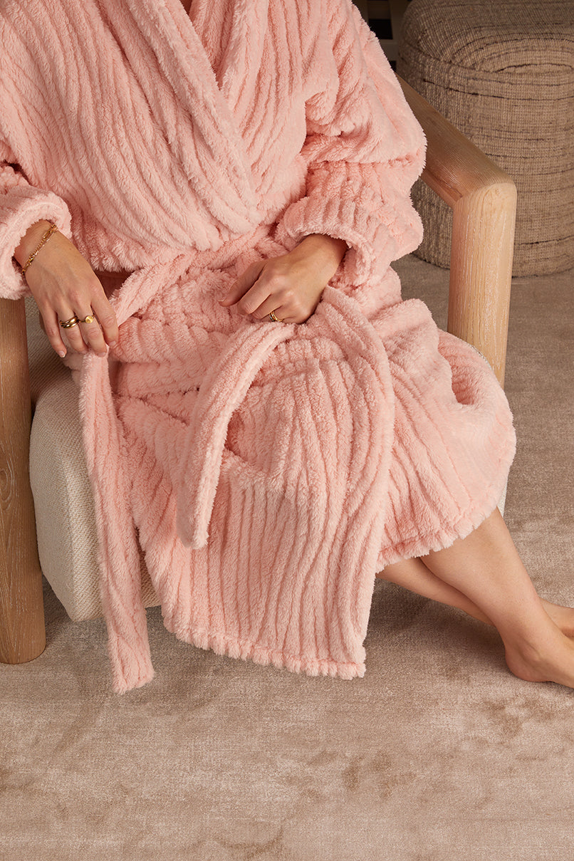 Fleur Darling Fluffy Robe 44x36x63cm Soft Pink
