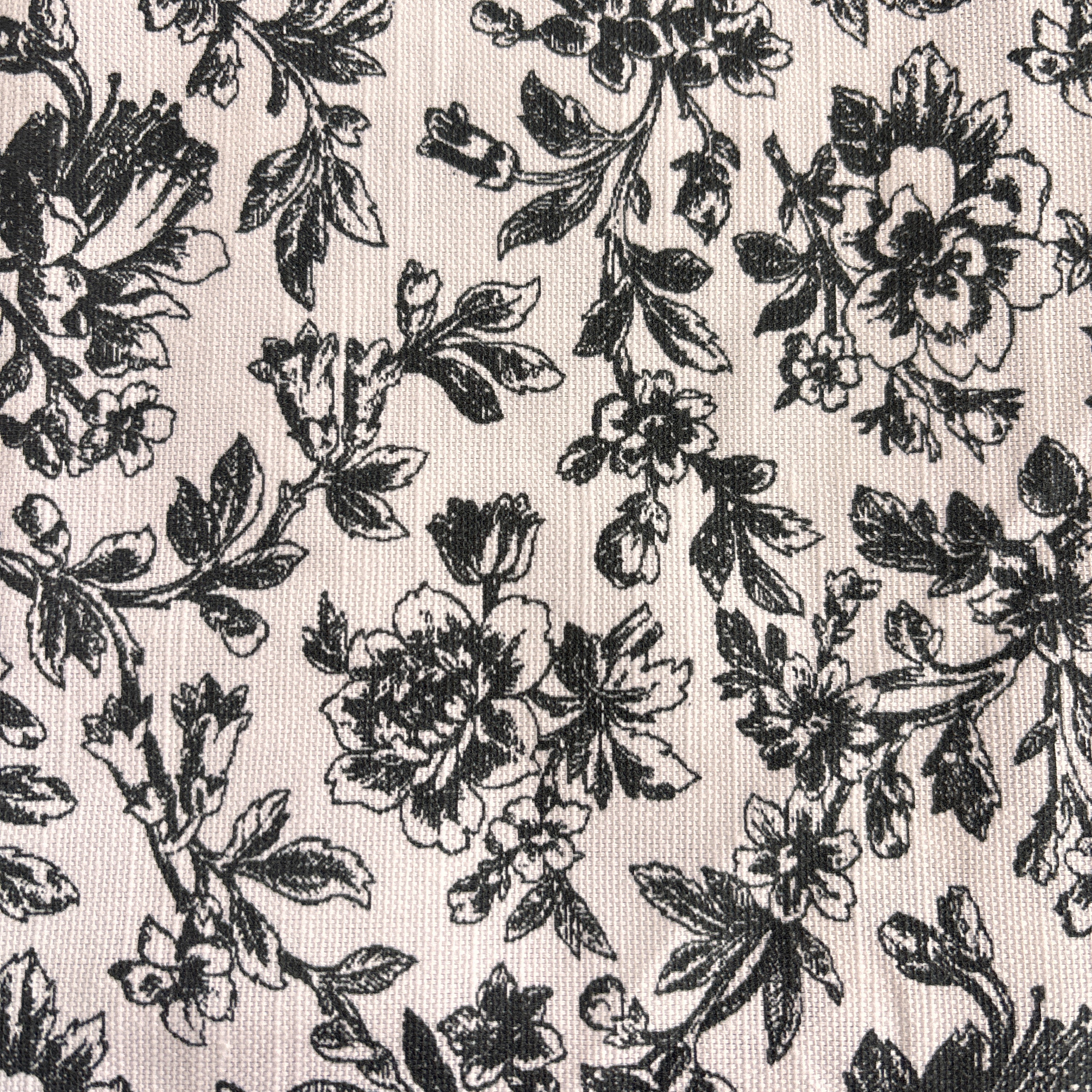 Floral Sonata 2pk Tea Towel Set 50x70cm Charcoal