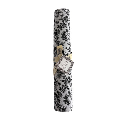 Floral Sonata Reversible Runner 40x180cm Charcoal