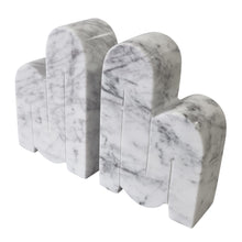 Load image into Gallery viewer, Foster Set of 2 Bookends 11.5x5x16.5cm Marble; ETA Mid April
