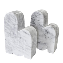 Load image into Gallery viewer, Foster Set of 2 Bookends 11.5x5x16.5cm Marble; ETA Mid April
