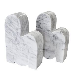 Foster Set of 2 Bookends 11.5x5x16.5cm Marble; ETA Mid April