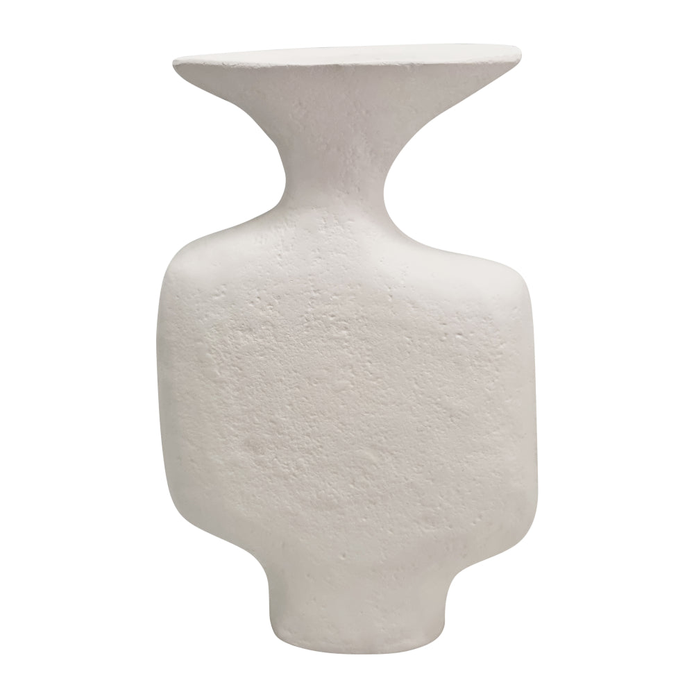 Heather Irregular Vase Large 18x7x29cm White