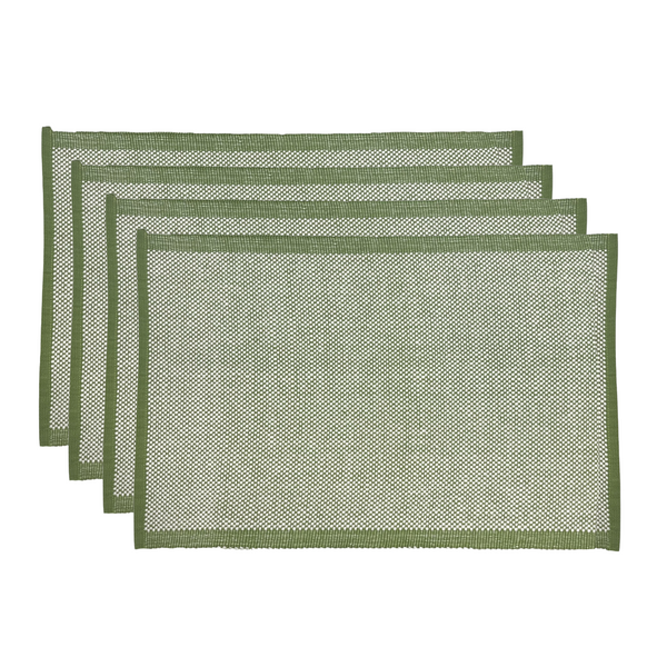 Heureuse Placemat Set of 4 33x48x1cm Green; ETA Early October