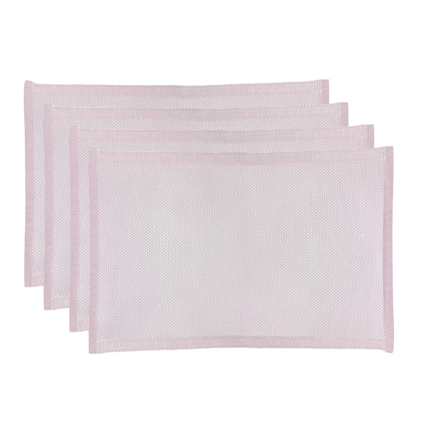 Heureuse Placemat Set of 4 33x48x1cm Pink; ETA Early October