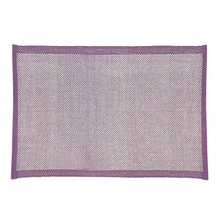 Load image into Gallery viewer, Heureuse Placemat Set of 4 33x48x1cm Purple; ETA Early October
