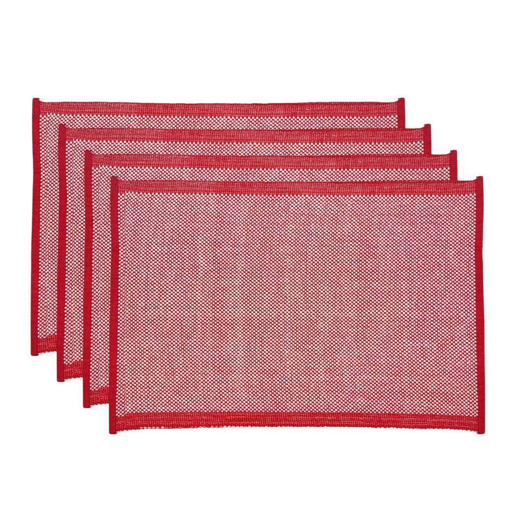 Heureuse Placemat Set of 4 33x48x1cm Red; ETA Early October