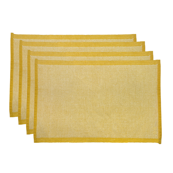 Heureuse Placemat Set of 4 33x48x1cm Yellow; ETA Early October