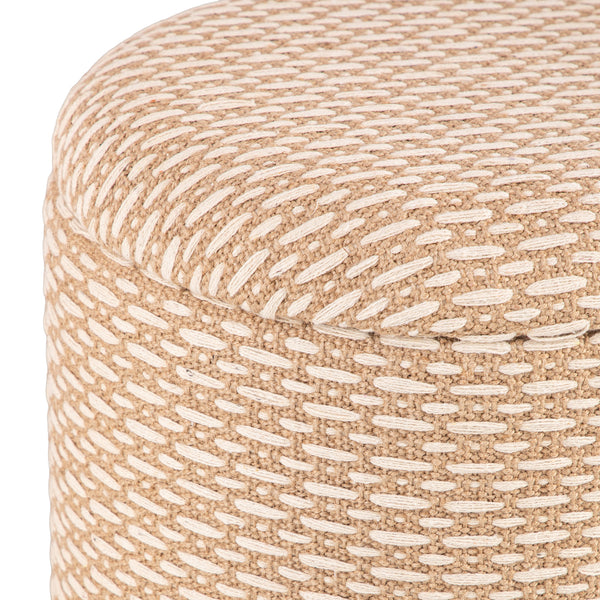 Renee Storage Ottoman 40x40x45cm Natural