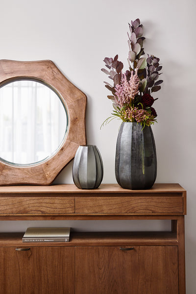 Diana Glass Vase Small 19x25.5cm Seaweed