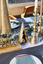 Load image into Gallery viewer, Twinkle Xmas T-Light Holder Large 10x10x21cm Gold; ETA Early September

