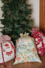 Load image into Gallery viewer, Australian Bird Christmas Santa Sack 60x80cm Green Multi; ETA Early September
