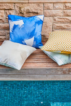 Load image into Gallery viewer, Canvas Outdoor Cushion 50x50x12cm Royal Blue; ETA Early October
