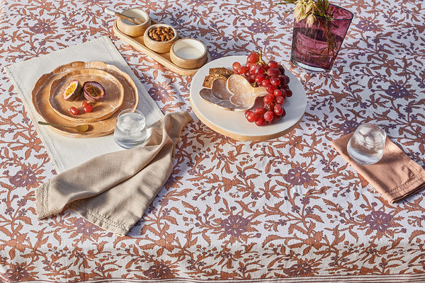 Simon Square Tablecloth 180x180x0.2cm Cream; ETA Early October