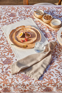 Simon Tablecloth 150x250x0.2cm Cream; ETA Early October