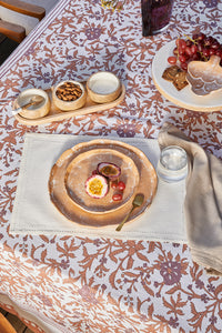 Simon Placemat Set of 4 33x48x0.2cm Cream; ETA Early October