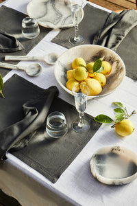 Orion Oval Tray 31.2x24x3.4cm Grey Stone Matt; ETA Early October