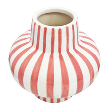 Load image into Gallery viewer, Jaimie Stripe Vase 16.5x16.5x16cm Bubblegum
