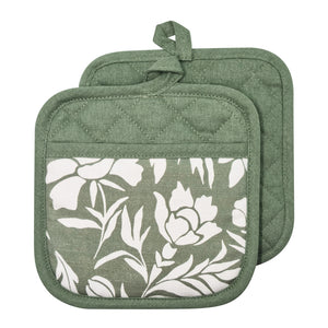 Jasmine Pot Holder 2pk 21x21cm Forest