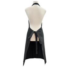 Load image into Gallery viewer, Jules Cotton Linen Apron 83x68x0.3cm Charcoal; ETA Early October
