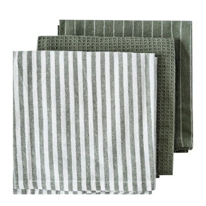 Katerina Tea Towel 3Pk 50x70cm Light Green