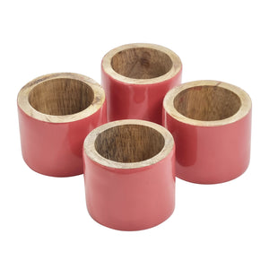 Kevin Napkin Rings 4pk Bubblegum