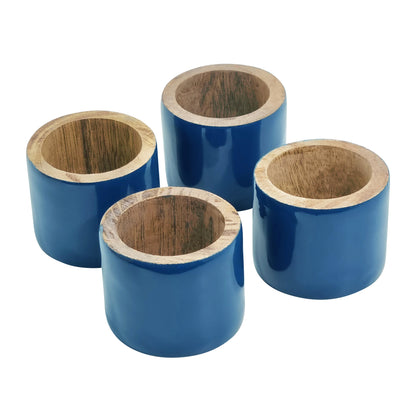 Kevin Napkin Rings 4pk 3.8x5cm Navy