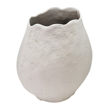 Load image into Gallery viewer, Kristen Wide Vase 27x19x27cm White
