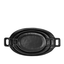 Load image into Gallery viewer, Spencer Oval Tray Large 59x30x3.5cm Black; ETA Mid April
