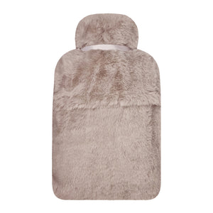 Layla Faux Fur Hotwater Bottle 37x22cm Nude