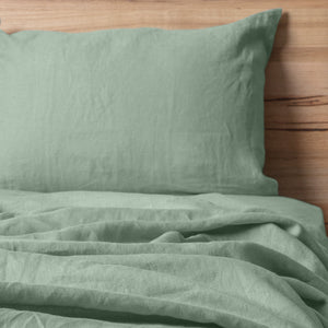 Linen Collection 2pk Pillowcases Mint