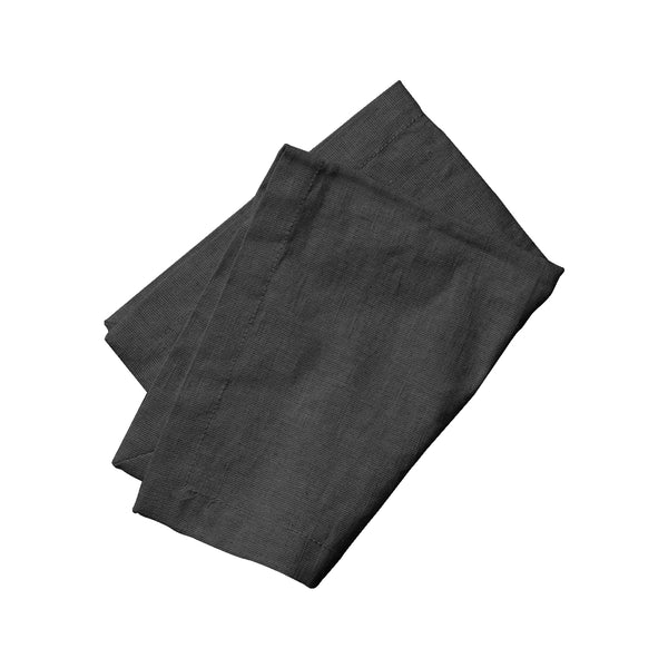 Linen Collection 4pk Napkins 50x50cm Charcoal