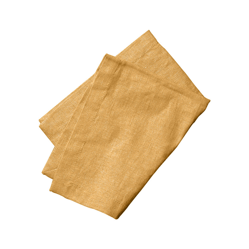 Linen Collection 4pk Napkins 50x50cm Honey