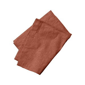 Linen Collection 4pk Napkins 50x50cm Rust