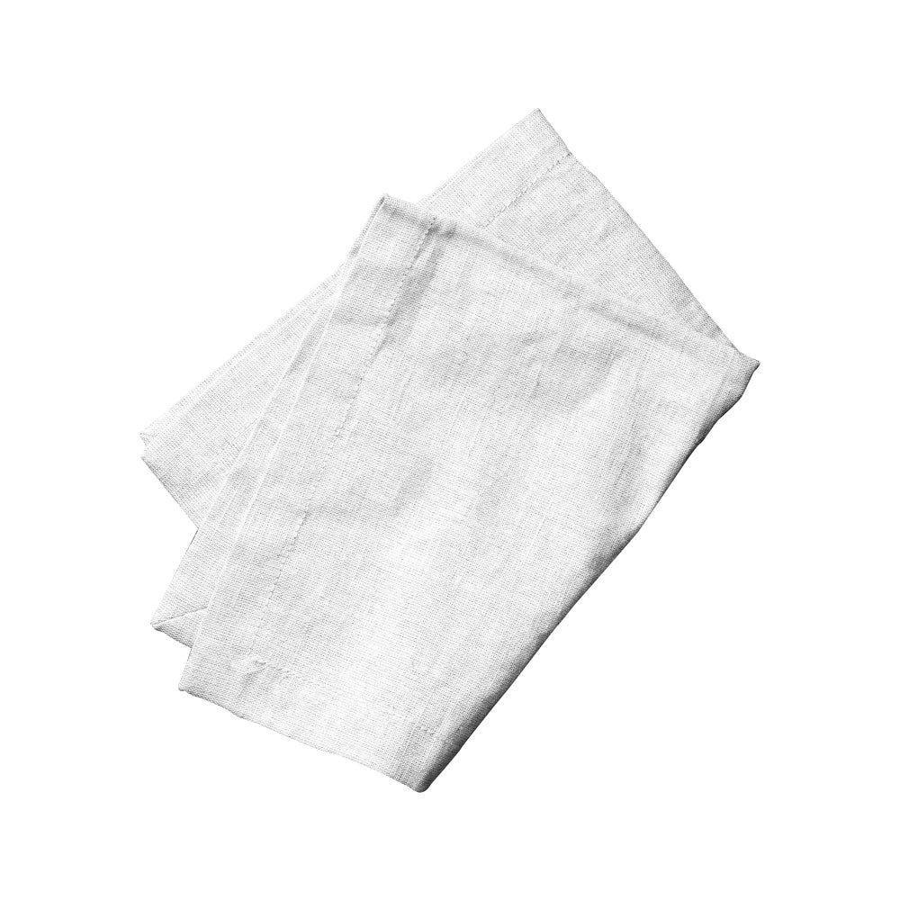 Linen Collection 4pk Napkins 50x50cm White