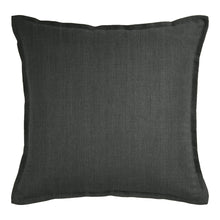 Load image into Gallery viewer, Linen Collection Cushion feather filled 50x50cm Charcoal
