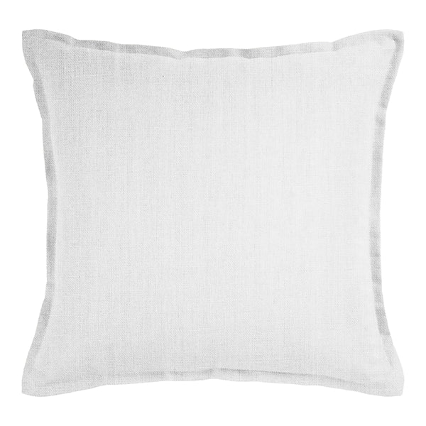 Linen Collection Cushion feather filled 50x50cm White